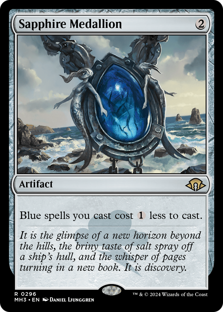 Image of Sapphire Medallion (MH3-296) - Modern Horizons 3