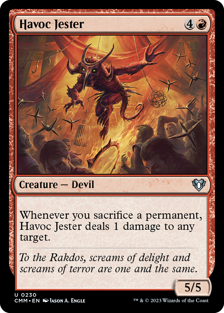 Image of Havoc Jester (CMM-230) - Commander Masters Foil