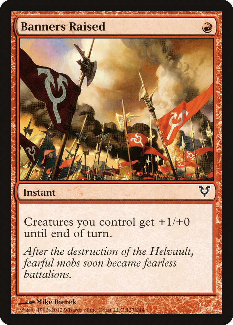 Image of Banners Raised (AVR-127) - Avacyn Restored