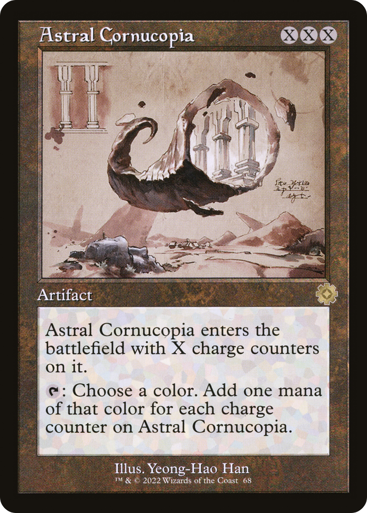 Image of Astral Cornucopia (Schematic) (BRR-068) - The Brothers' War Retro Artifacts Foil