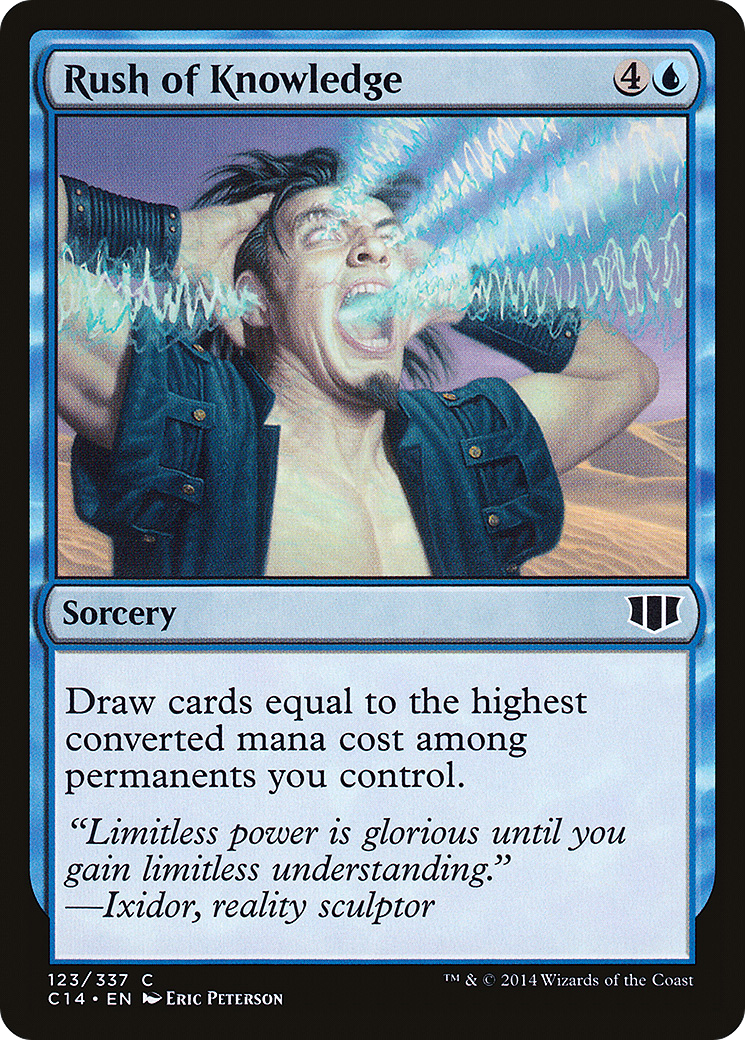 Image of Rush of Knowledge (C14-123) - Commander 2014