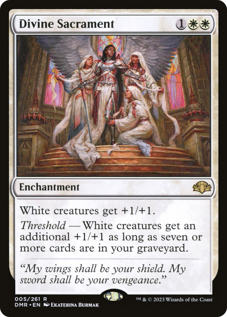 Image of Divine Sacrament (DMR-005) - Dominaria Remastered Foil