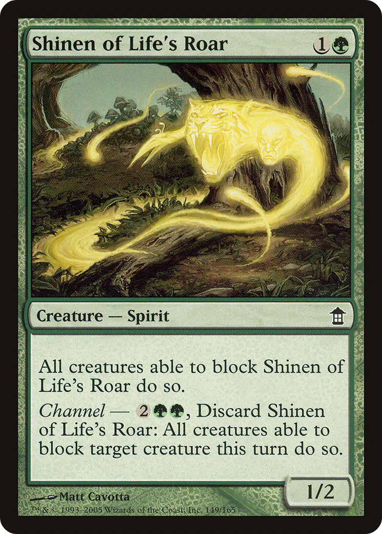 Image of Shinen of Life's Roar (SOK-149) - Saviors of Kamigawa Foil