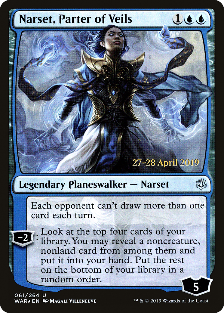 Image of Narset, Parter of Veils (PRE-61S) - War of the Spark Promos Foil