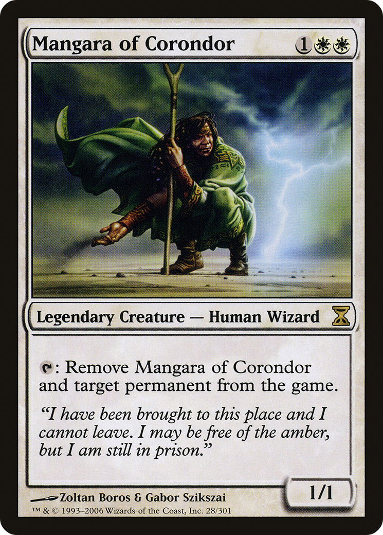 Image of Mangara of Corondor (TSP-028) - Time Spiral Foil