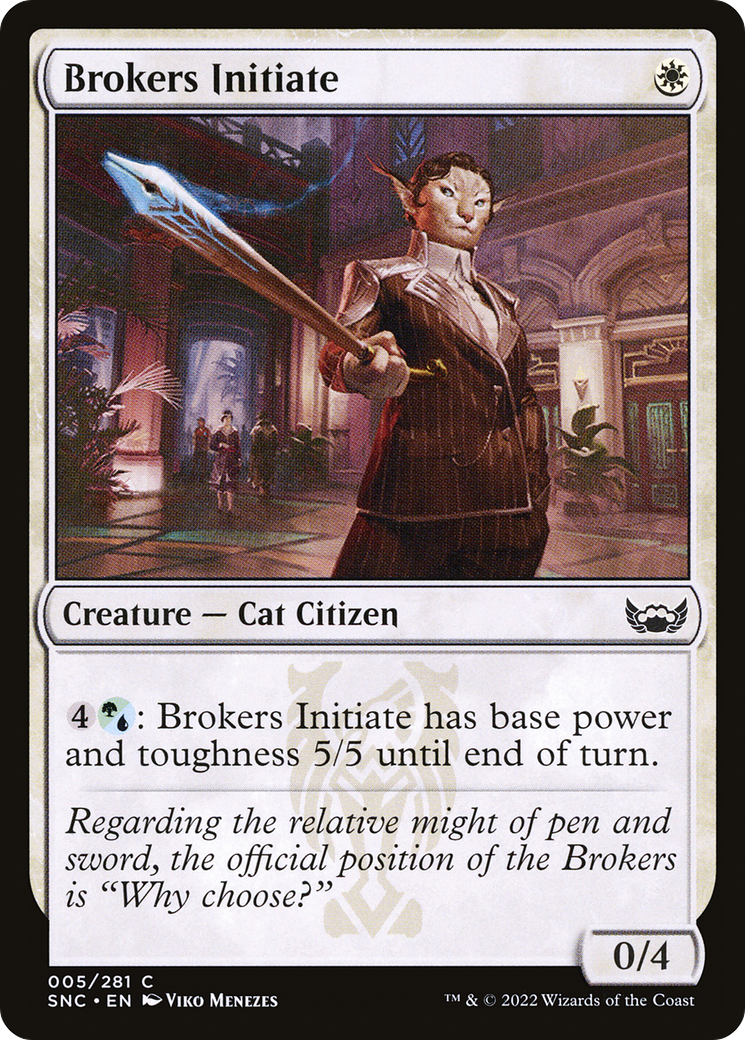 Image of Brokers Initiate (SNC-005) - Streets of New Capenna