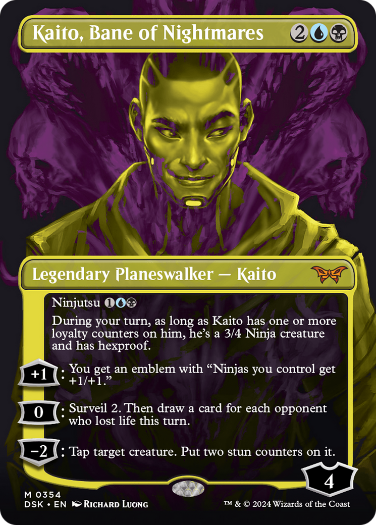 Image of Kaito, Bane of Nightmares (Showcase) (DSK-354) - Duskmourn: House of Horror (Borderless)