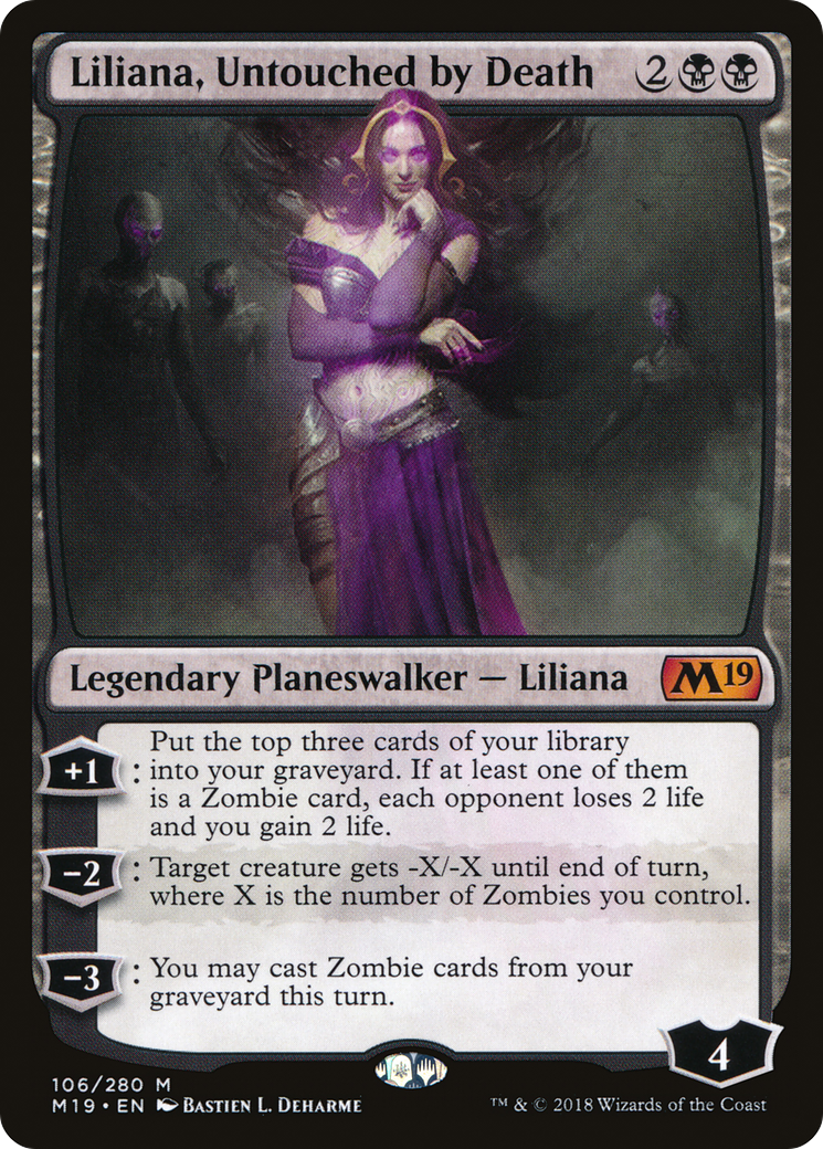 Image of Liliana, Untouched by Death (M19-106) - Core Set 2019