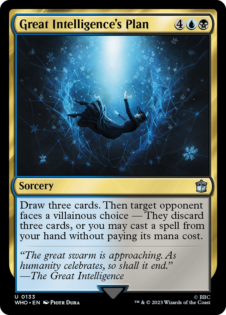 Image of Great Intelligence's Plan (WHO-133) - Doctor Who Foil