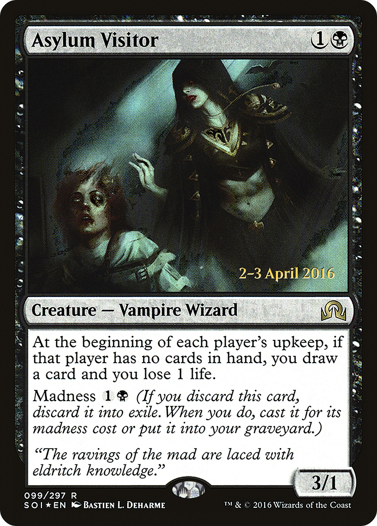 Image of Asylum Visitor (PRE-99S) - Shadows over Innistrad Promos Foil
