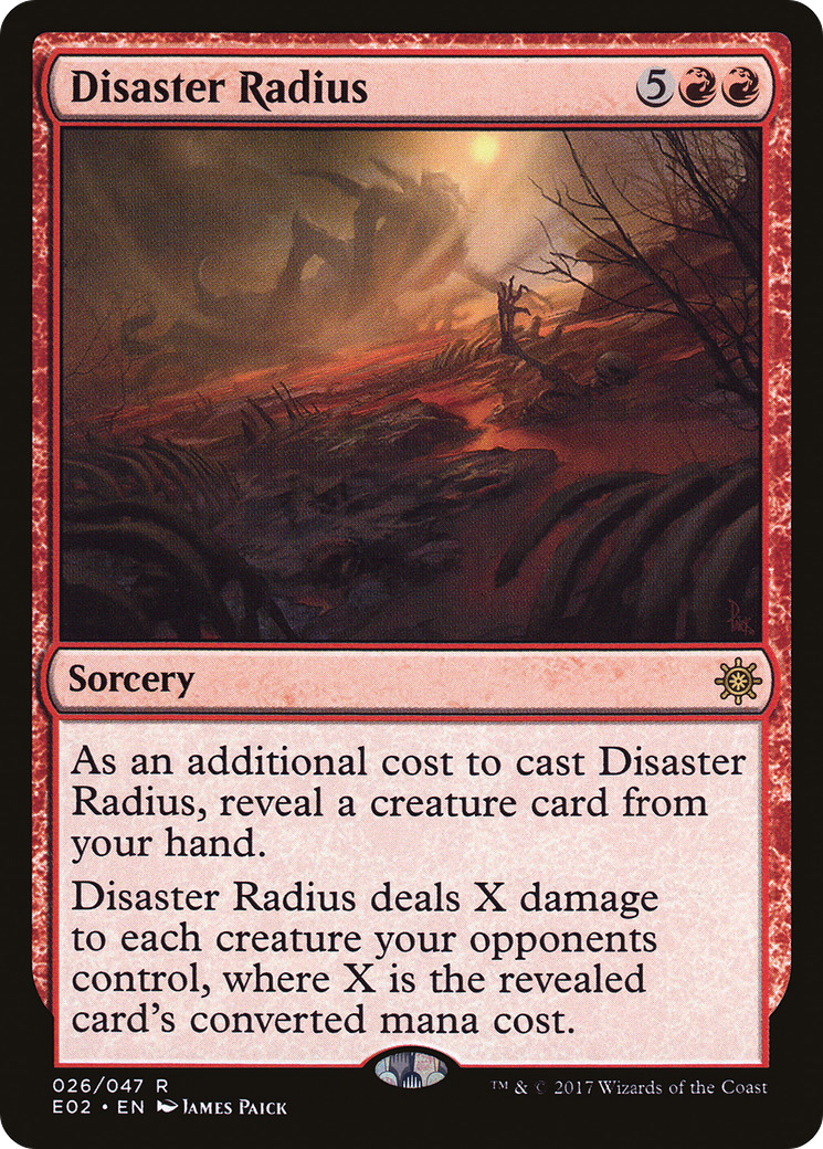 Image of Disaster Radius (E02-026) - Explorers of Ixalan