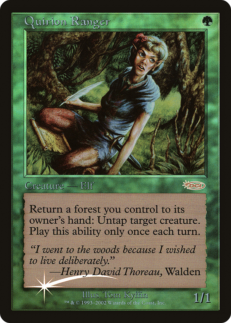 Image of Quirion Ranger (FNM-) - Friday Night Magic 2001 Foil
