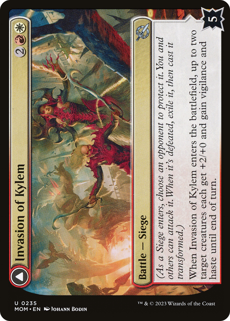 Image of Invasion of Kylem (MOM-235) - March of the Machine Foil