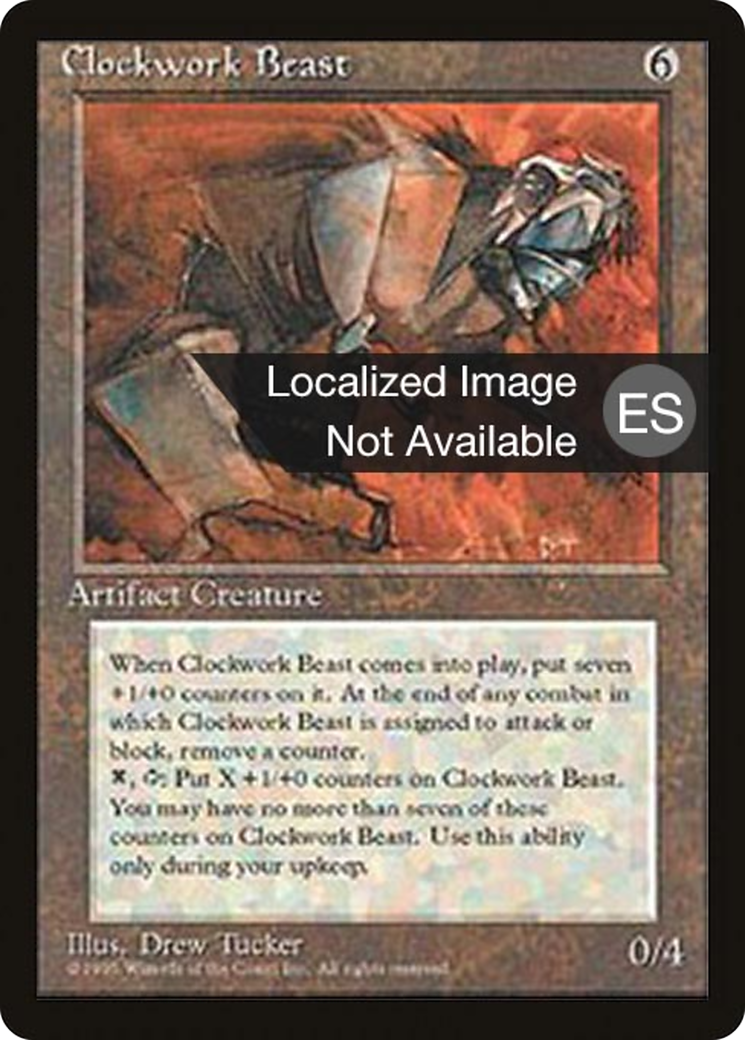 Image of Clockwork Beast (4BB-) - Fourth Edition Foreign Black Border