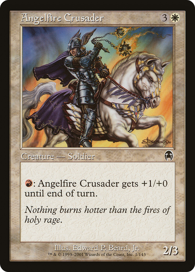 Image of Angelfire Crusader (APC-001) - Apocalypse Foil