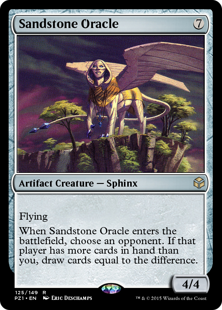 Image of Sandstone Oracle (PZ1-125) - Legendary Cube Prize Pack Foil