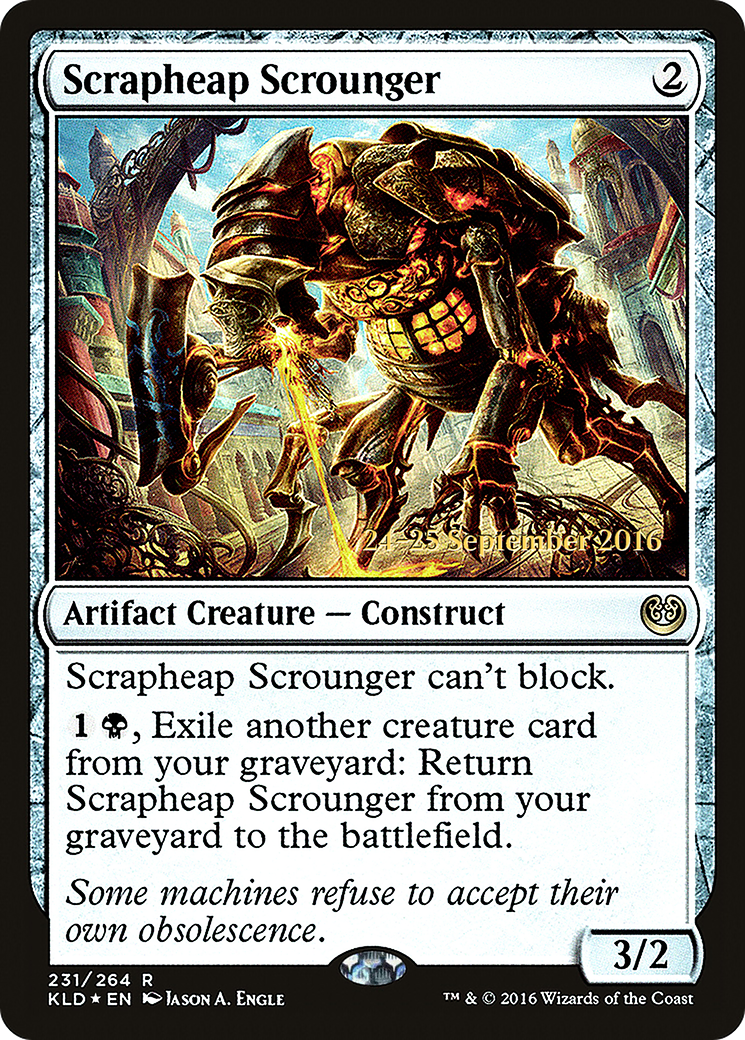 Image of Scrapheap Scrounger (PRE-231S) - Kaladesh Promos Foil