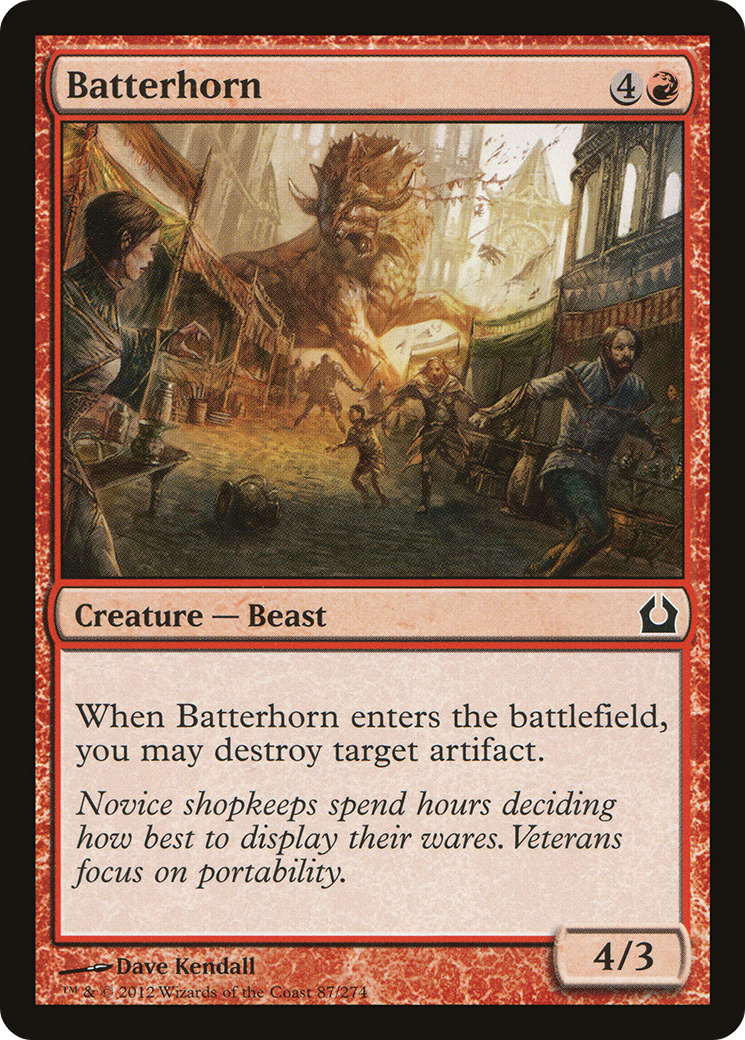 Image of Batterhorn (RTR-087) - Return to Ravnica Foil