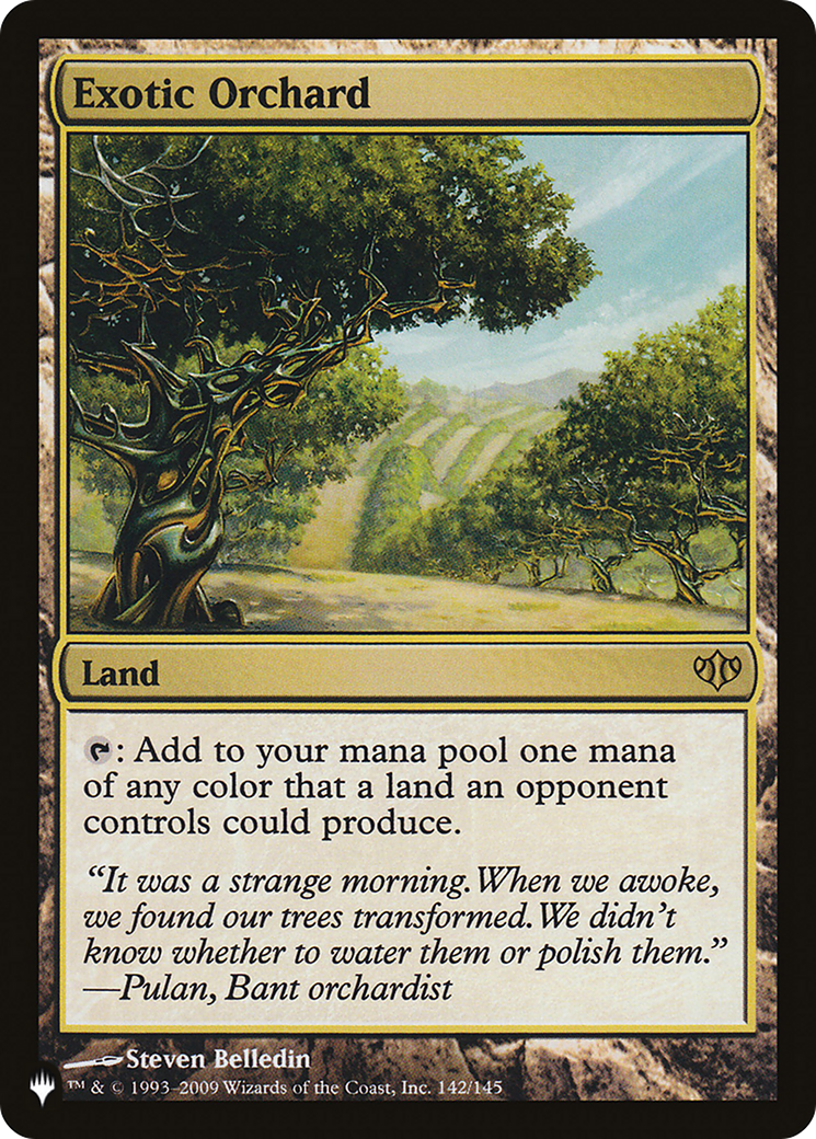 Image of Exotic Orchard (CON) (LIST-CON-142) - The List