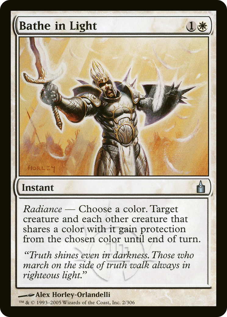 Image of Bathe in Light (RAV-002) - Ravnica: City of Guilds Foil