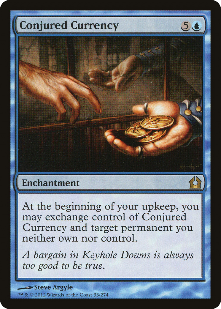 Image of Conjured Currency (RTR-033) - Return to Ravnica Foil