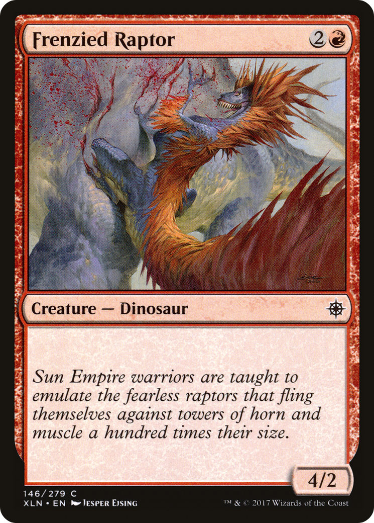 Image of Frenzied Raptor (XLN-146) - Ixalan