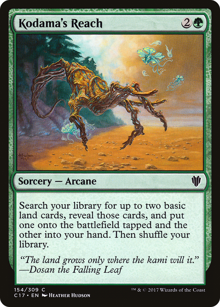 Image of Kodama's Reach (C17-154) - Commander 2017