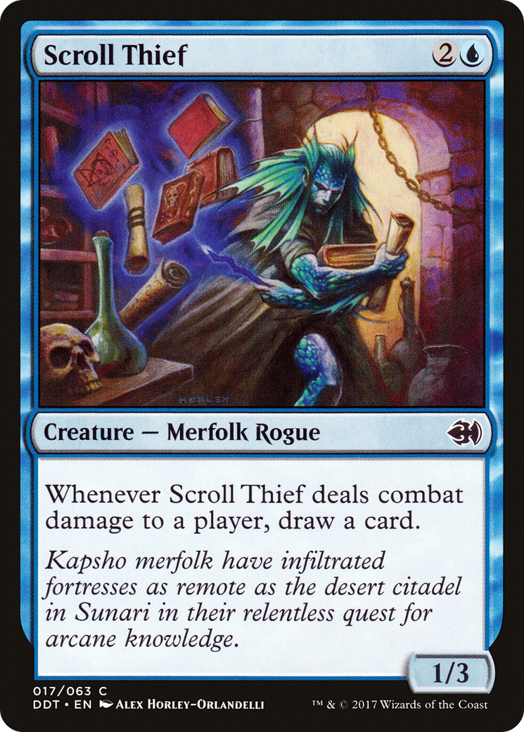 Image of Scroll Thief (DDT-017) - Duel Decks: Merfolk vs. Goblins