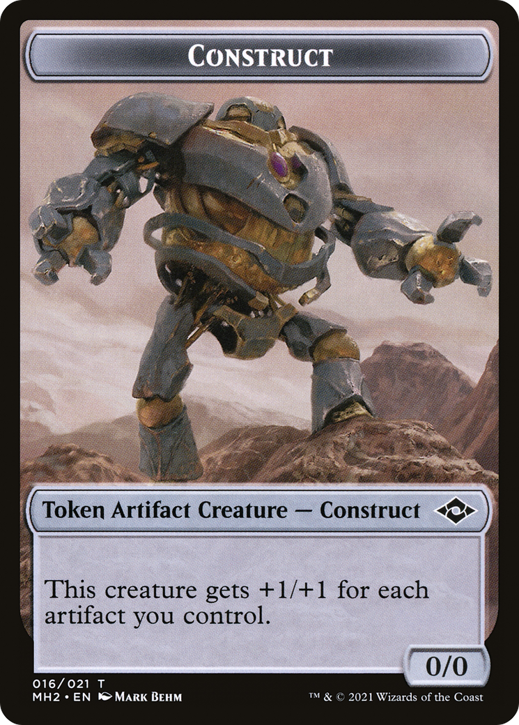Image of Construct (TMH2-016) - Modern Horizons 2 Tokens Foil