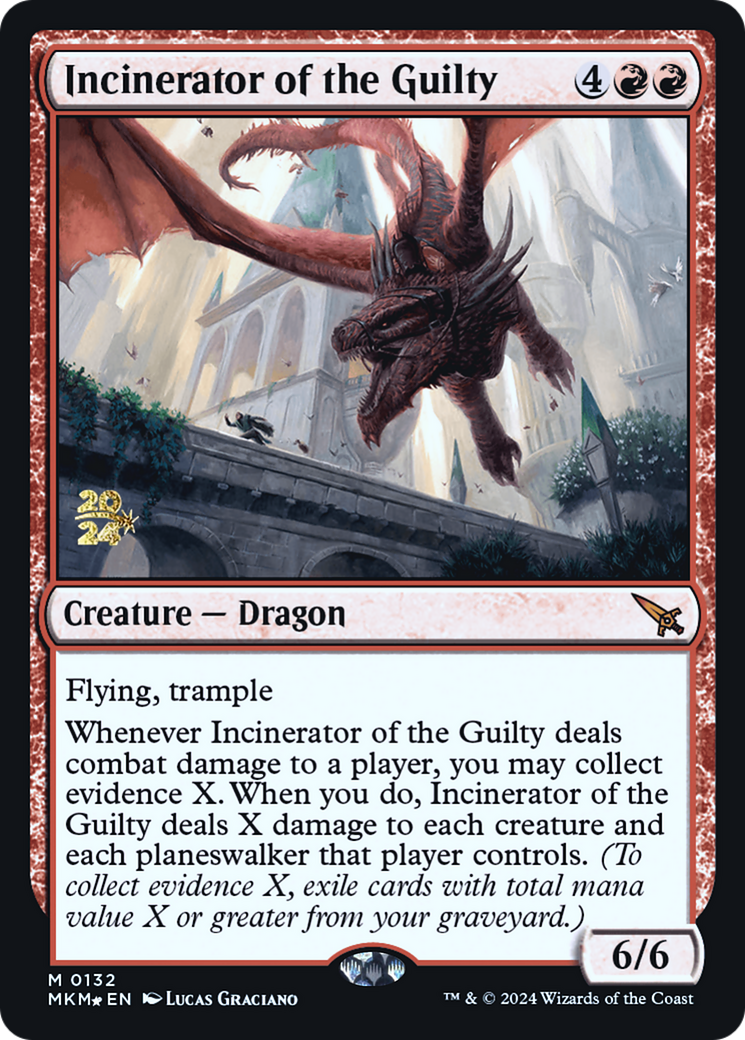 Image of Incinerator of the Guilty (PRE-132) - Murders at Karlov Manor Promos Foil