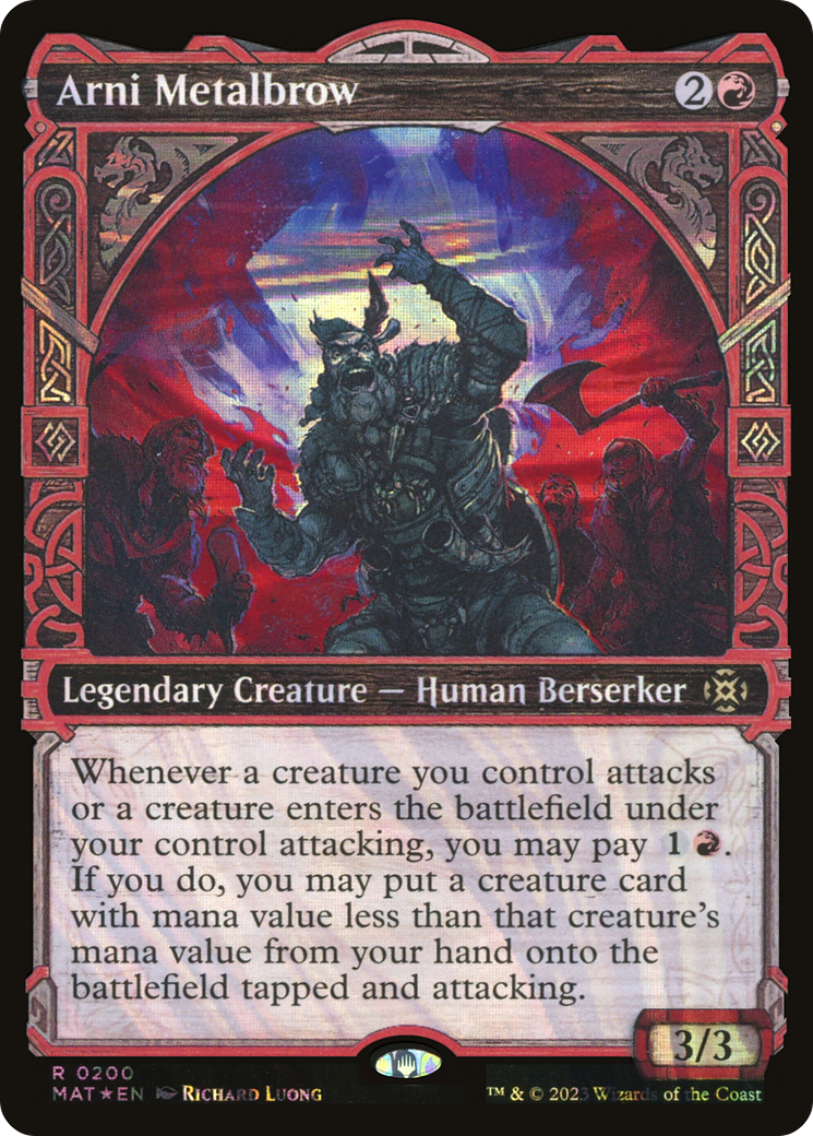 Image of Arni Metalbrow (Halo Foil) (MAT-200) - March of the Machine: The Aftermath: (Showcase) Foil