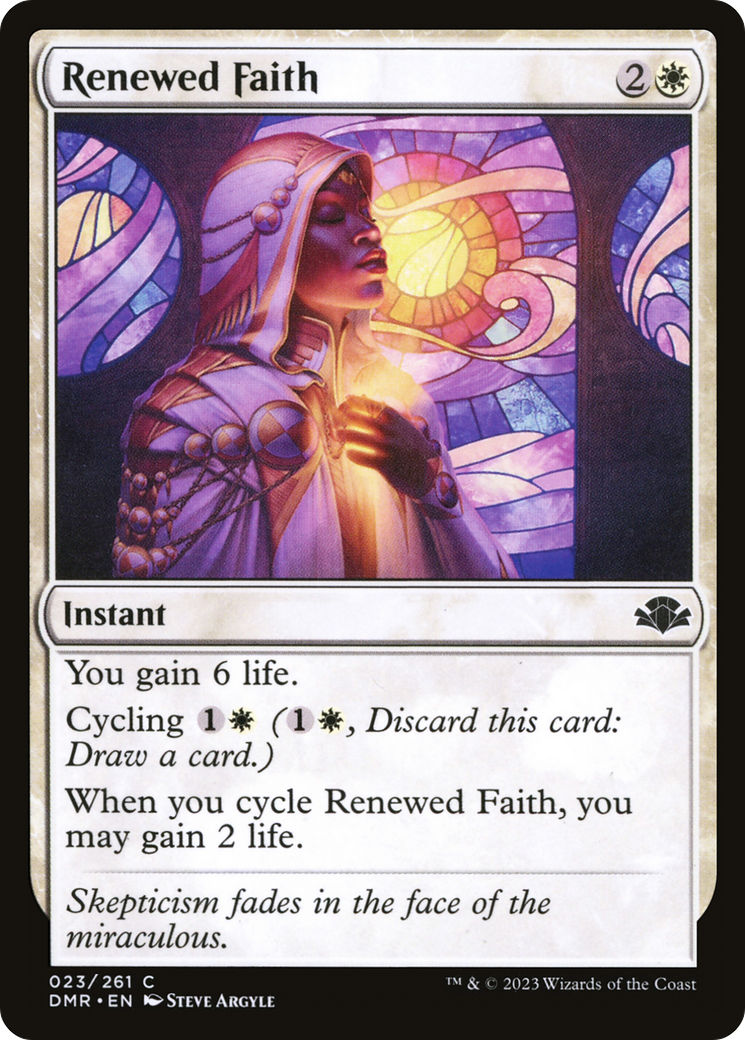 Image of Renewed Faith (DMR-023) - Dominaria Remastered Foil