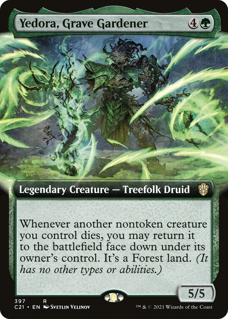 Image of Yedora, Grave Gardener (Extended Art) (C21-397) - Commander 2021: (Extended Art)