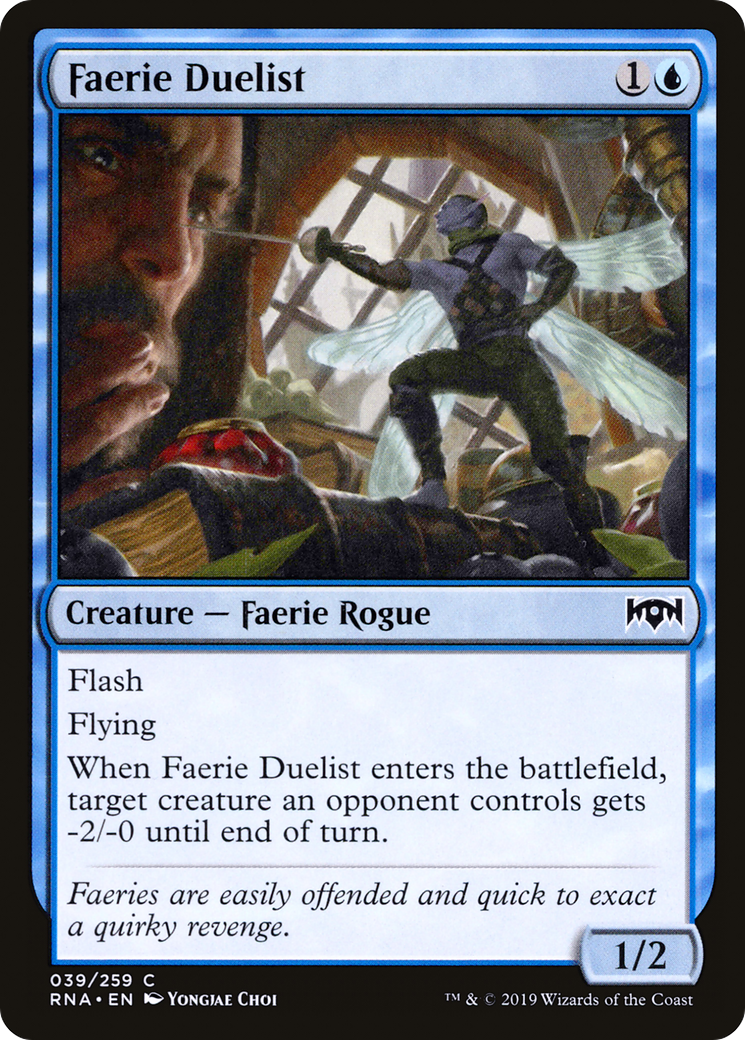 Image of Faerie Duelist (RNA-039) - Ravnica Allegiance