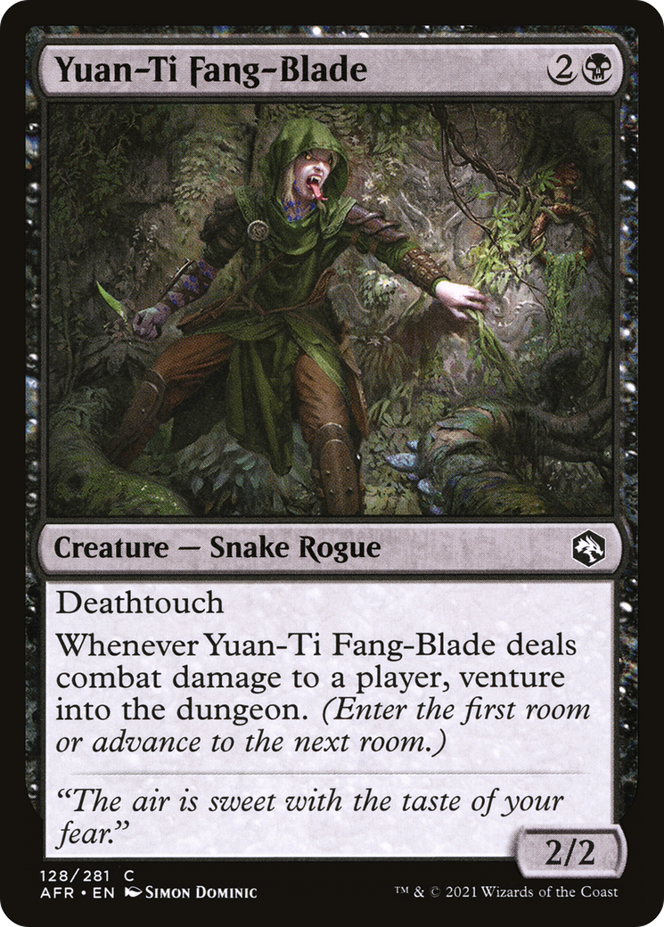 Image of Yuan-Ti Fang-Blade (AFR-128) - Adventures in the Forgotten Realms
