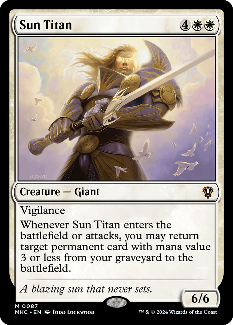 Image of Sun Titan (MKC-087) - Murders at Karlov Manor Commander