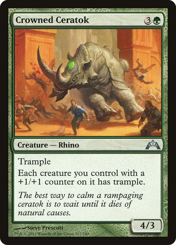 Image of Crowned Ceratok (GTC-117) - Gatecrash