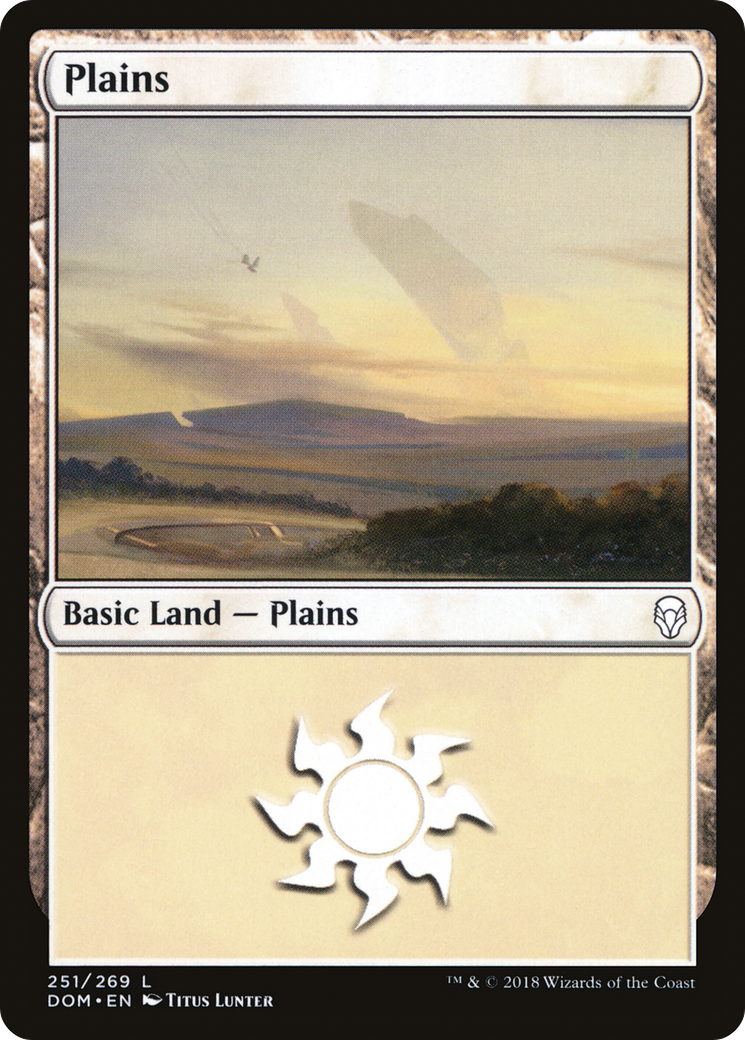 Image of Plains (251) (DOM-251) - Dominaria