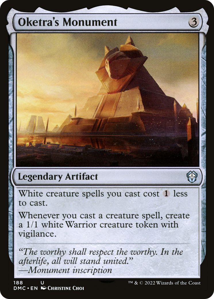 Image of Oketra's Monument (DMC-188) - Dominaria United Commander