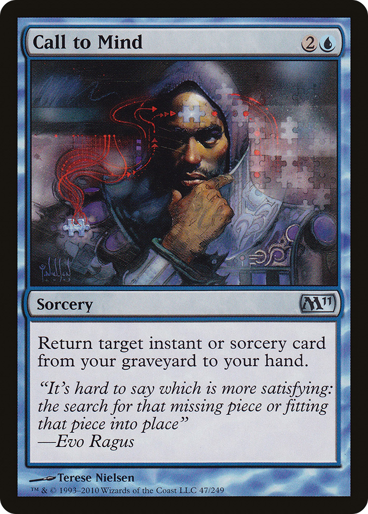Image of Call to Mind (M11-047) - Magic 2011 Foil
