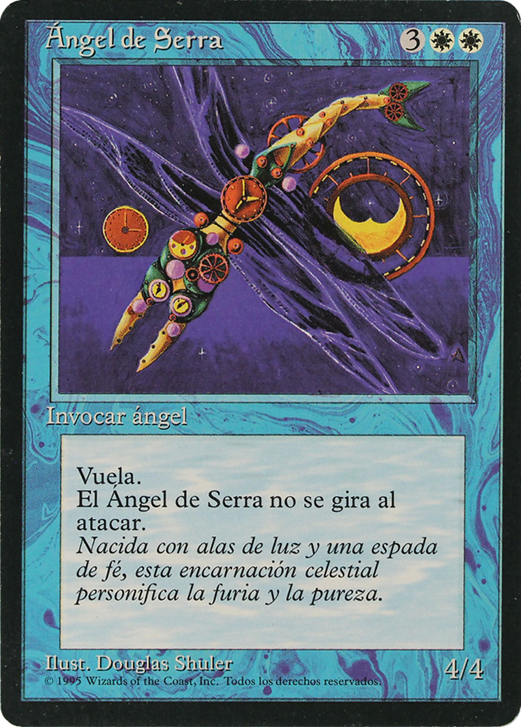 Image of Serra Angel (4BB-) - Fourth Edition Foreign Black Border