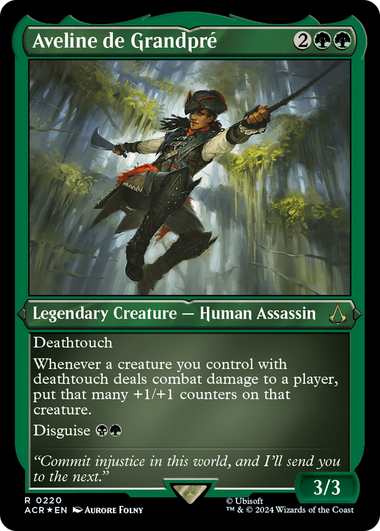 Image of Aveline de Grandpré (ACR-220) - Assassin's Creed Etched Foil
