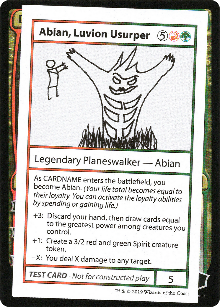 Image of Abian, Luvion Usurper (No PW Symbol) (CMB1-) - Mystery Booster Playtest Cards 2021