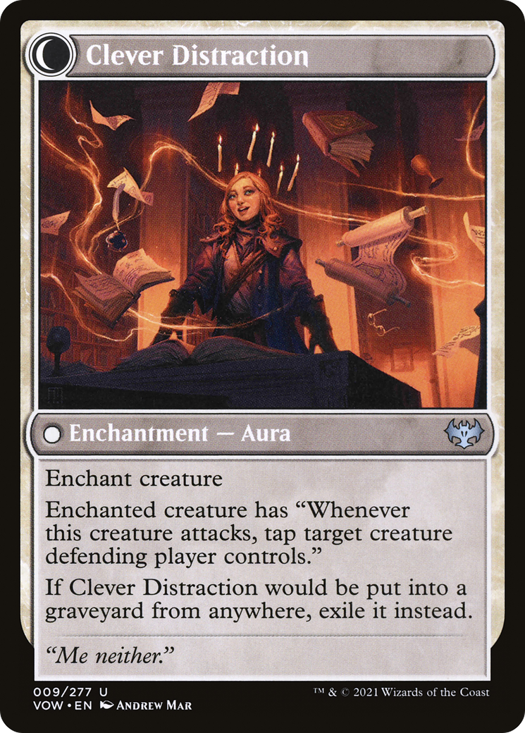 Image of Distracting Geist (VOW-009) - Innistrad: Crimson Vow: (Double Faced Transform)