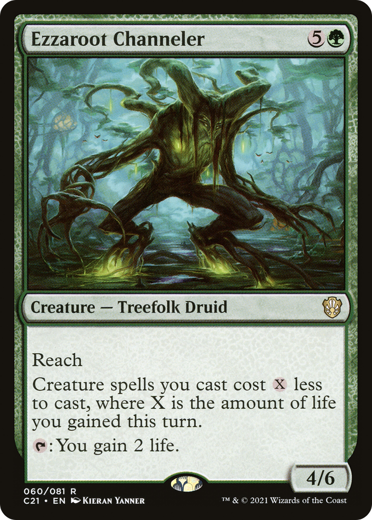 Image of Ezzaroot Channeler (C21-060) - Commander 2021