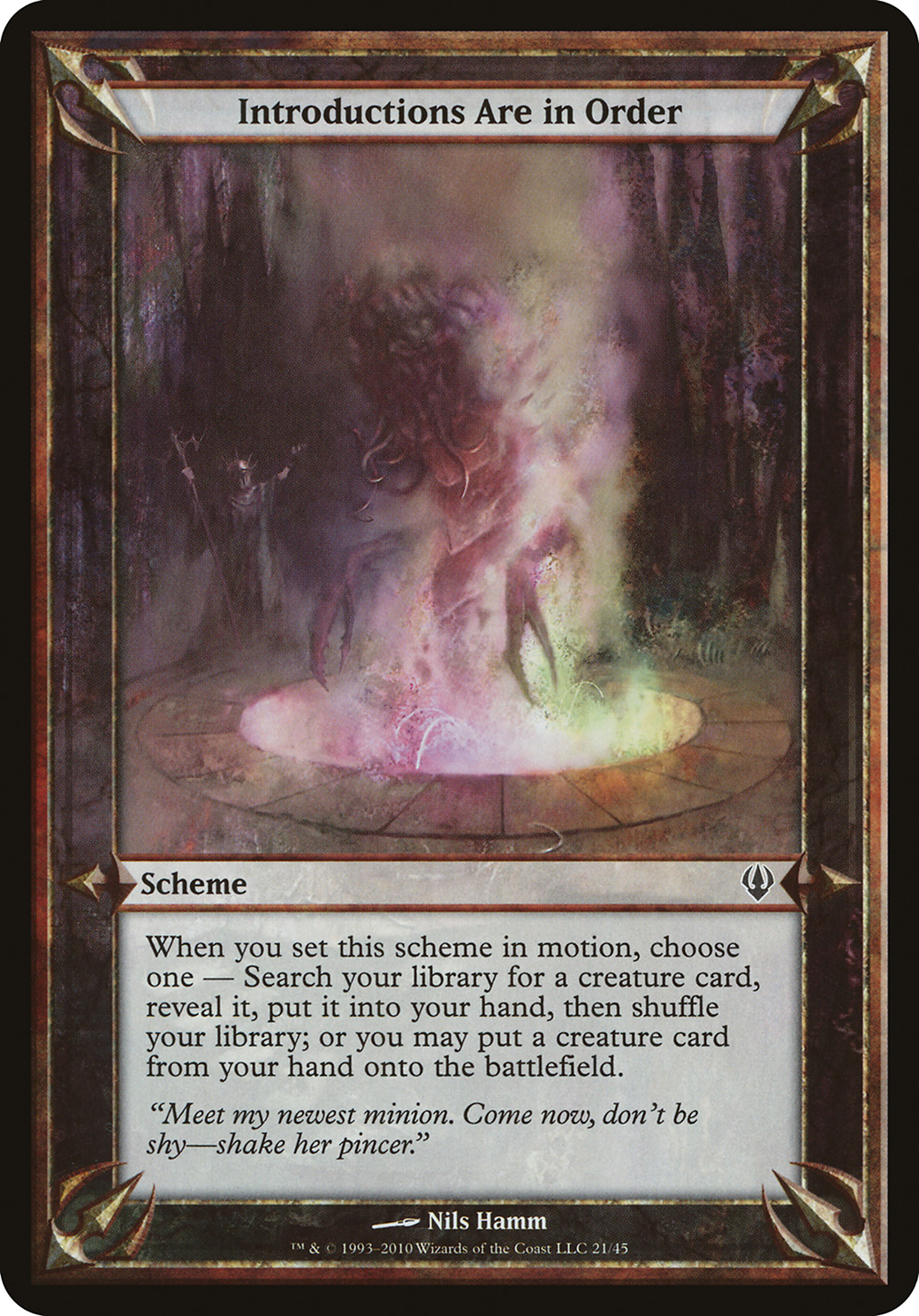 Image of Introductions Are in Order (Archenemy) (OVER-) - Archenemy Schemes