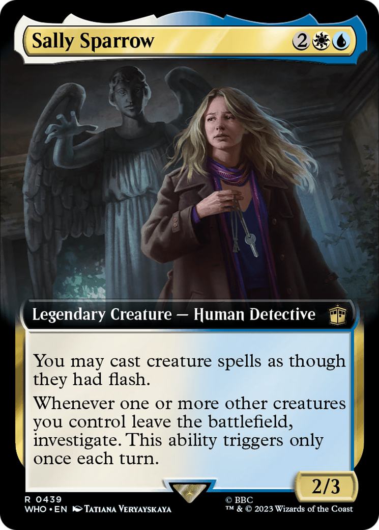 Image of Sally Sparrow (Extended Art) (WHO-439) - Doctor Who: (Extended Art)