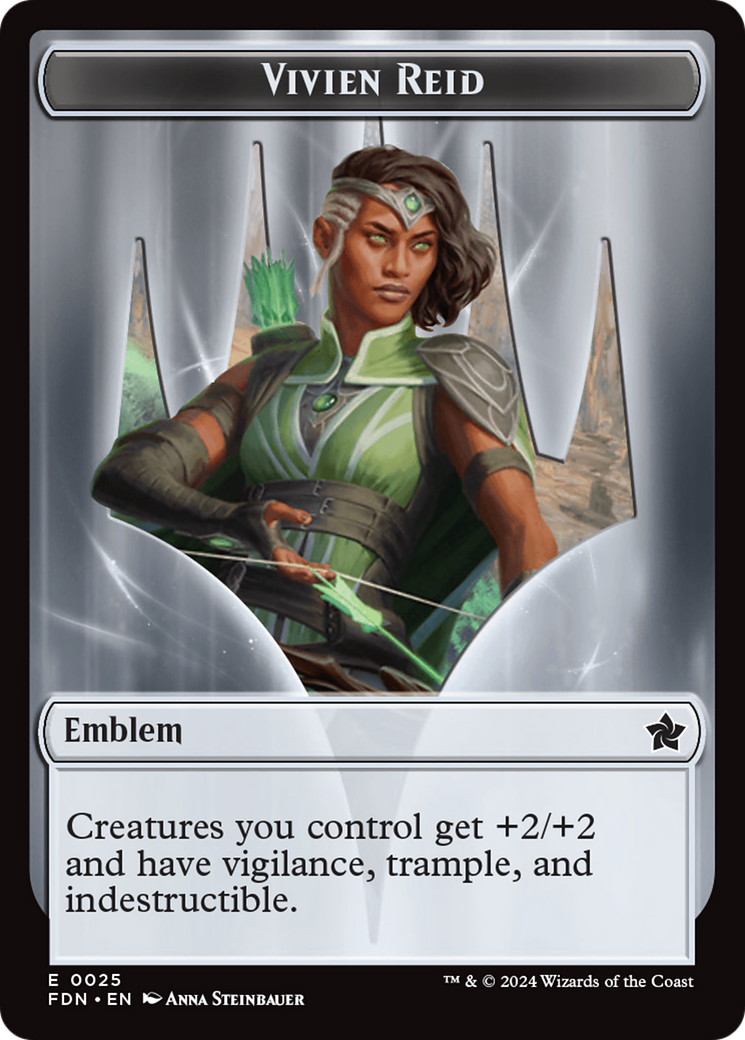 Image of Vivien Reid Emblem (TFDN-025) - Foundations Tokens