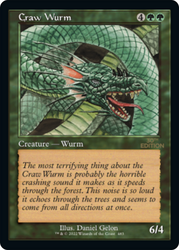 Image of Craw Wurm (Retro Frame) (30A-483) - 30th Anniversary Edition