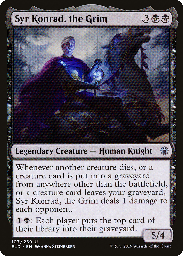 Image of Syr Konrad, the Grim (ELD-107) - Throne of Eldraine